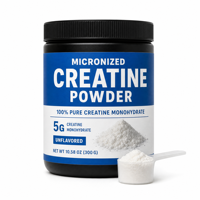 Poudre De Créatine Monohydrate Micronisée 300g Sans Saveur 5g Par Portion Force Musculaire Endurance Complément En Gros OEM