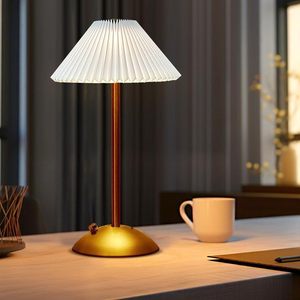 Modern Restaurant Hotel Desk <b>Lamp</b> Metal Cordless Charging Decorative <b>Lighting</b> 2w Touch <b>Led</b> Table <b>Lamp</b> - Product Image 4