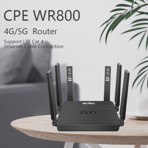 Router DNXT WR950 Nero 4G Wifi per Esterni e Casa ad Alta Velocità con 6 Antenne, Display a LED, 4 Porte LAN, Batteria da 5000mAh - <span class=keywords><strong>300Mbps</strong></span> - Product Image 2