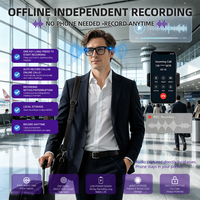 Occhiali Intelligenti Sportivi UV400 con Registrazione Offline Super Avanzata per PC