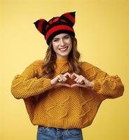Chapeau Coréen Tendance Tricoté Chaud 100% Acrylique Y2K avec Oreilles de Chat, Polyvalent, Mode Automne Hiver, Accessoire de Plage pour le Froid et les Voyages