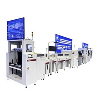 Lini Produksi SMT Siap Pakai Peralatan Perakitan PCB Otomatis Kontrol Layar Sentuh untuk Manufaktur Elektronik