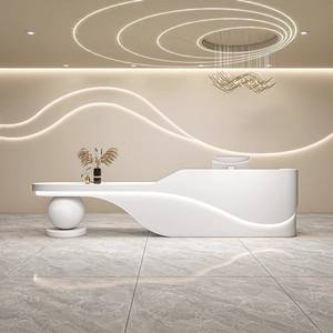 مكاتب استقبال عصرية بسيطة للفنادق واستوديوهات يوغا وصالونات التجميل وعيادات الأسنان والشركات-لتصميم المتاجر - Product Image 4