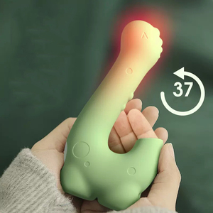 Vibromasseur Dinosaure Portable HG Populaire Femelle Clitoris Oral Point G ABS Silicone ABS <span class=keywords><strong>Sex</strong></span> Toy Alimentation USB Chauffée Femme Lady <span class=keywords><strong>Sex</strong></span> Toy