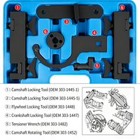 Kit d'outils de calage moteur professionnel pour Land Rover Range Rover Discovery Jaguar XF XJ XK 3.0T 5.0L – Ensemble de blocage