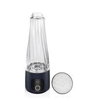 Générateur d'eau hydrogénée portable 350 ml avec écran LED, bouteille d'eau riche en hydrogène alimentée par USB pour la maison, les voyages, l'extérieur et la salle de sport
