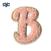 Offre Spéciale : Patchs Brodés en Chenille Vintage avec Lettres Initiales de l'Alphabet, Faits Main, Broderie 3D en Tissu Chenille Personnalisée