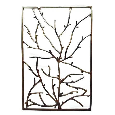 홈 장식 금속 잎 나무 벽 예술 골동품 독특한 새로 디자인 제조 수제 항목 실내 장식