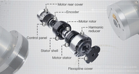 Motor de Torque de Imán Permanente de 360 Grados para Articulaciones Robóticas, Reductor Armónico, Módulo de Articulación Ligero para Brazos Robóticos Humanoides