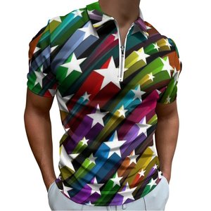 Polo de manga corta con estampado bajo demanda <span class=keywords><strong>para</strong></span> hombre, camiseta Polo informal de poliéster personalizada <span class=keywords><strong>para</strong></span> hombre, bordado de piqué de golf - Product Image 6