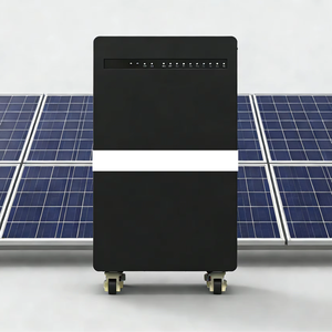 Système d'énergie solaire 5 kWh, système de stockage d'énergie solaire intégré pour la maison avec conception empilable, adapté aux villas et aux vérandas - Product Image 1