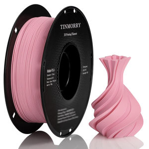 TINMORRY sans bulle 1.75mm 1KG PLA Filament en plastique Flexible de plusieurs couleurs pour imprimante à Filament 3D blanc mat - Product Image 2