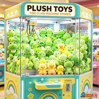 Plus de 30K styles, vente en gros économique de peluches de 8 pouces en coton PP souple, animaux en peluche et poupées, pour machines à griffes et jeux d'arcade (prix de jeu)