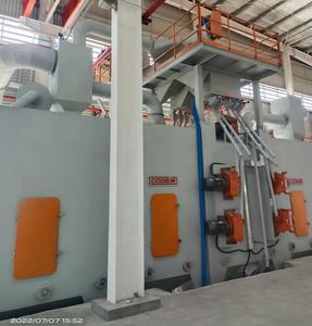 Machine <span class=keywords><strong>de</strong></span> sablage à rouleaux pour le nettoyage continu et le détartrage des surfaces <span class=keywords><strong>de</strong></span> tôles industrielles, profilés et tuyaux en acier - Product Image 1