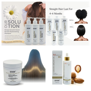KENISHI Mejor Tratamiento de Nanoplastia Capilar Correctora y Alisadora con Proteína <span class=keywords><strong>para</strong></span> Reparación Profunda del <span class=keywords><strong>Cabello</strong></span> Rizado Queratina de Uso Profesional - Product Image 5