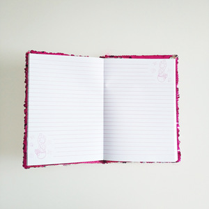 สมุดโน้ตแวววาวแวววาวพร้อมแผ่น80แผ่นสำหรับเด็กมี A5ขนาด Blingbling - Product Image 5