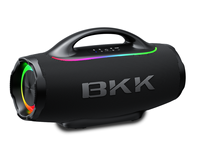 Enceinte Bluetooth portable BKK Outdoor Subwoofer Auracast 150W, basses profondes, étanche IP65, enceinte HIFI pour fêtes