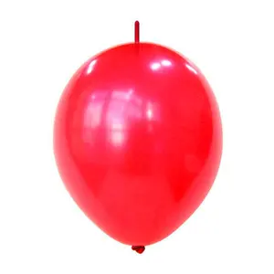 Tongxu 2022 Wholesale red color easy to connect 12inch link o tail latex balloon