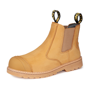 ANTENG Chaussures de sécurité respirantes en cuir nubuck à bout en acier pour hommes Chaussures de sécurité pour ouvriers Vente directe d'usine - Product Image 5