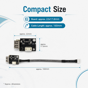 Module d'<span class=keywords><strong>interface</strong></span> USB de remplacement pour Bambu Lab P2S, pour connexion de clé USB - Product Image 3