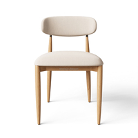 Ensembles de salle à manger FERLY, luxe moderne, 4 places, meubles de salle à manger modernes, tables à manger en bois avec chaises pour la maison
