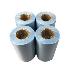 Lint miễn phí màu xanh không dệt gạt nước công nghiệp nặng làm sạch giấy khăn Jumbo CuộN - Product Image 2