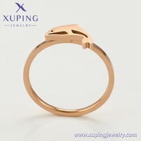 A00548392 Bijoux Xuping Acier inoxydable Charme de mode Animal Mignon Anneau dauphin pour fille enfant
