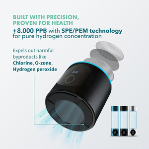 Cá nhân Hydrogen Chai Nước Máy phát điện SPE pem nước Ionizer leakproof cao H2 nồng độ hydro hóa chai nước - Product Image 5