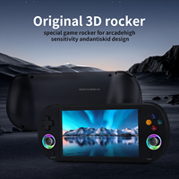 JJ 2025 NOUVEAU M22 Pro Console de jeu portable rétro 5 pouces HD IPS 64 Go 10000 jeux intégrés Système d'exploitation Linux