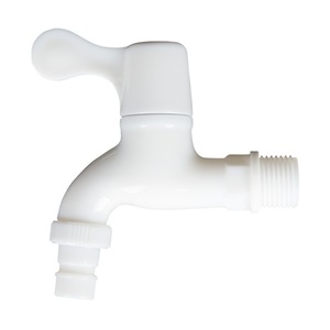 Petit robinet d'eau en plastique à refroidissement unique, à ouverture rapide, 4 points, décoration intérieure pour robinets de cuisine, 156 points de plomberie - Product Image 1