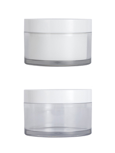 KAIGE Tersedia 200ml 100g 83mm Wadah Krim Plastik PET Tebal Putih Bening untuk Kosmetik, Body Butter, dan Krim - Product Image 5