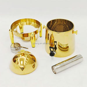 Venta al por mayor <span class=keywords><strong>de</strong></span> lujo 12L <span class=keywords><strong>DE</strong></span> ALTO borosilicato caliente y bebida fría dispensador <span class=keywords><strong>de</strong></span> café económico combustible calefacción café té dispensador - Product Image 3