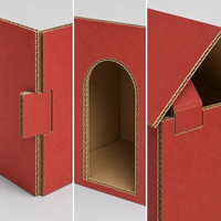Maison pour chat en carton ondulé, cheminée de Noël avec manteau de cheminée et chaussettes suspendues