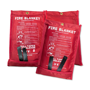 Non Toxic Soft Firefighter Specialized Fiberglass Fire Blanket with Flame Retardant Feature <b>Heat</b> Resistant Home Use - Product Image 6