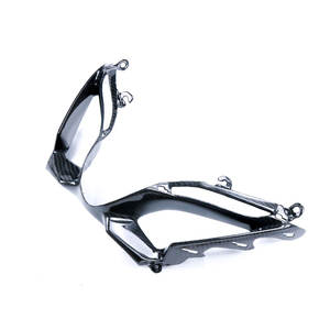 AISKA คาร์บอนไฟเบอร์แท้ 100% 3K สำหรับตกแต่งส่วนหน้ารถมอเตอร์ไซค์ ครอบไฟหน้า สำหรับ Suzuki GSX-R <span class=keywords><strong>1000</strong></span> GSXR1000 ปี 2017-2026 - Product Image 2