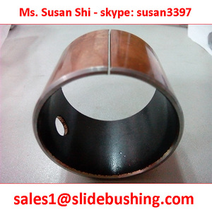 Roulement de charnière de porte OEM Douille DU à bride Fournisseur Douille composite Roulements polymère en métal EGB1220-E40 Douille lisse - Product Image 3