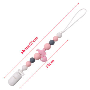 Mumlove ciucci all'ingrosso manichino bambino Silicone succhietto catena <span class=keywords><strong>ciuccio</strong></span> Clip dinosauro <span class=keywords><strong>ciuccio</strong></span> catena titolare Baby Shower <span class=keywords><strong>regalo</strong></span> per - Product Image 6