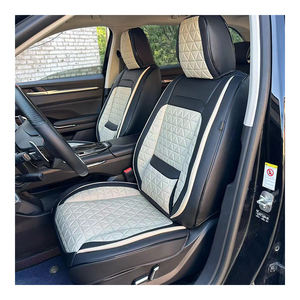 Housses de siège auto universelles entièrement couvrantes en cuir Nappa durable pour 90% des berlines et SUV, lot de 8 couleurs, comprenant les housses avant et arrière - Product Image 1