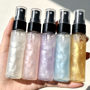<b>Shimmer</b> Liquid Highlighter Body Glow <b>Oil</b> Spray Makeup Bronzer Glitter Perfumes <b>Oils</b> For Face and Body - Product Image 5