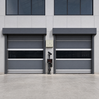 Porte rapide industrielle en PVC sur mesure, porte automatique à enroulement pour salle blanche et laboratoire