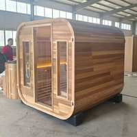 Sauna intérieur en bois massif de qualité supérieure, chauffage électrique 3KW 6KW 9KW, fonction vapeur, utilisation facile, design en matériaux naturels