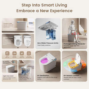 <span class=keywords><strong>Toilette</strong></span> intelligente <span class=keywords><strong>japonaise</strong></span> à commande au pied, avec bidet électrique, pour salle de bain, sanitaire, automatique - Product Image 2