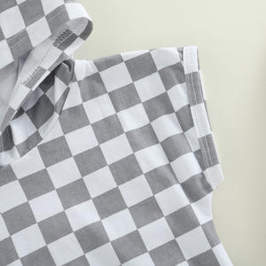 Sudadera con Capucha a Cuadros para Bebé Niño, Moda 2022, Manga Corta, Sudadera con Capucha a Cuadros, Sudadera con Bolsillo - Product Image 6