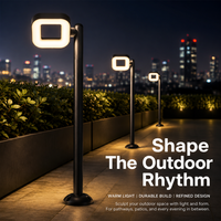 Lampe de jardin extérieure professionnelle étanche IP67, températures de couleur personnalisables pour les bancs de loisirs dans les parcs urbains