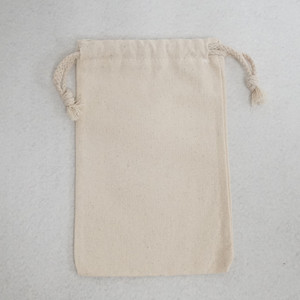 Sacs d'emballage en coton sur mesure pour bouteilles avec doubles cordons - Product Image 3