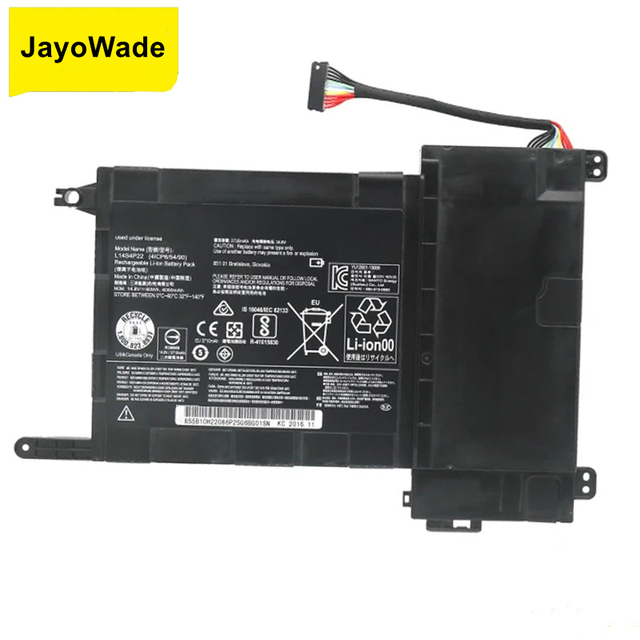 New L14S4P22 L14M4P23 Laptop Battery for Lenovo IdeaPad Y700 Y701 Y700-17iSK Y700-15ISK Series 5B10H22084 14.8V 4050mAh L14S4P22