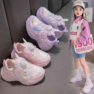 Scarpe <span class=keywords><strong>Rosa</strong></span> Shocking per Bambina Cema, Sneakers Sportive <span class=keywords><strong>Rosa</strong></span> per Ragazze, Scarpe Sportive <span class=keywords><strong>Rosa</strong></span> Semplici, Scarpe <span class=keywords><strong>Rosa</strong></span> e Bianche per Scuola - Product Image 5
