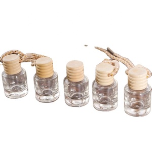 5ml <b>Mini</b> Air Freshener Essential Oil <b>Perfume</b> Glass Bottle 8ml Empty Car Hanging Diffuser Bottle - Product Image 1
