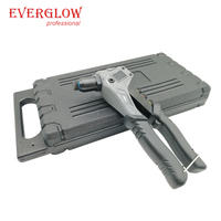 Kit de pistolet à rivets manuel industriel 4-en-1 robuste pour le bricolage, outils de rivetage à une main pour la fixation et la réparation de tôles métalliques en atelier