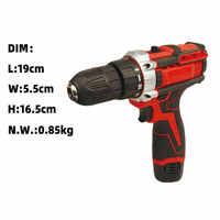 Usine directe 12V perceuse électrique sans fil Mini Portable bricolage maison outils batterie puissance tournevis Impact marteau perforateur